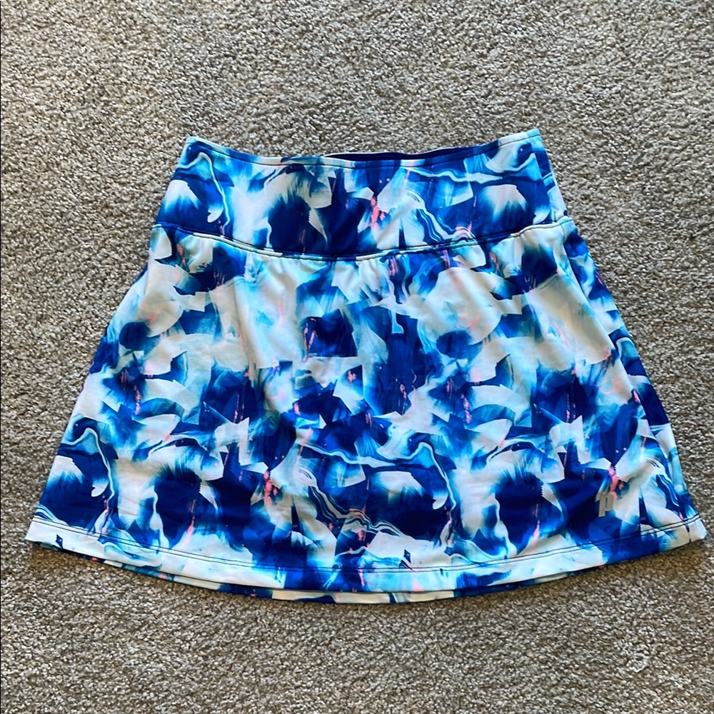 Blue Abstract Women's Skirt